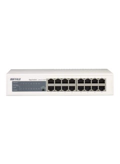 Buffalo 16-Port Gigabit Switch White 