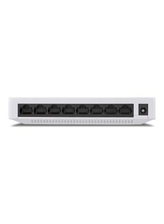 Buffalo 8-Port Gigabit Ethernet Switch White/Black  - Image 2
