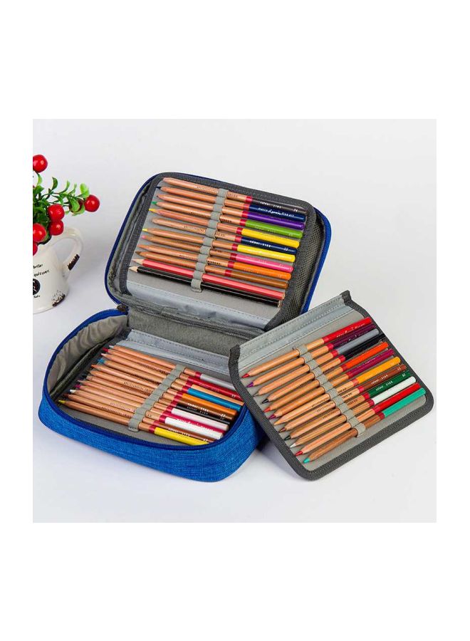 Beauenty Canvas Pencil Case Blue - Image 3