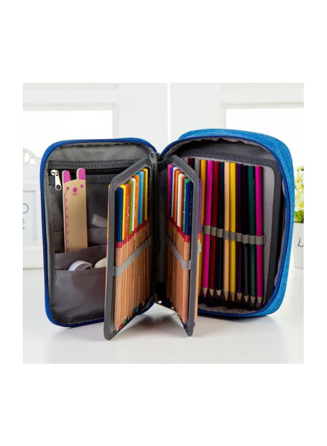 Beauenty Canvas Pencil Case Blue - Image 5