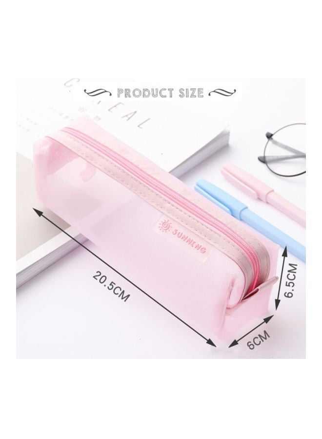 Beauenty Mesh Pencil Case Pink  - Image 2