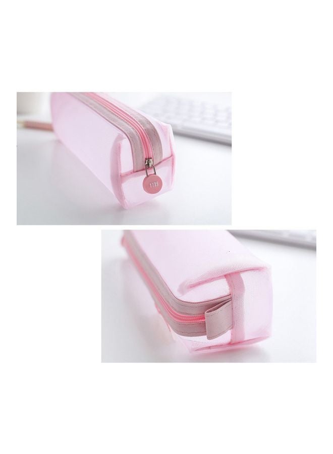 Beauenty Mesh Pencil Case Pink  - Image 4
