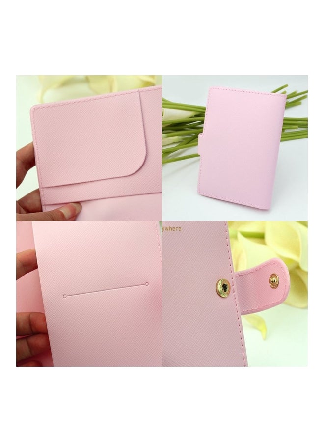 Beauenty Bowknot Designed Passport And Card Holder Pink/Gold  - Image 4