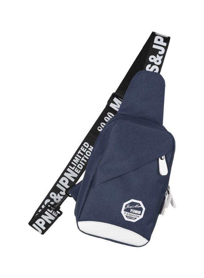 Beauenty Leisure Fashion Chest Crossbody Bag Blue/White  - Image 1