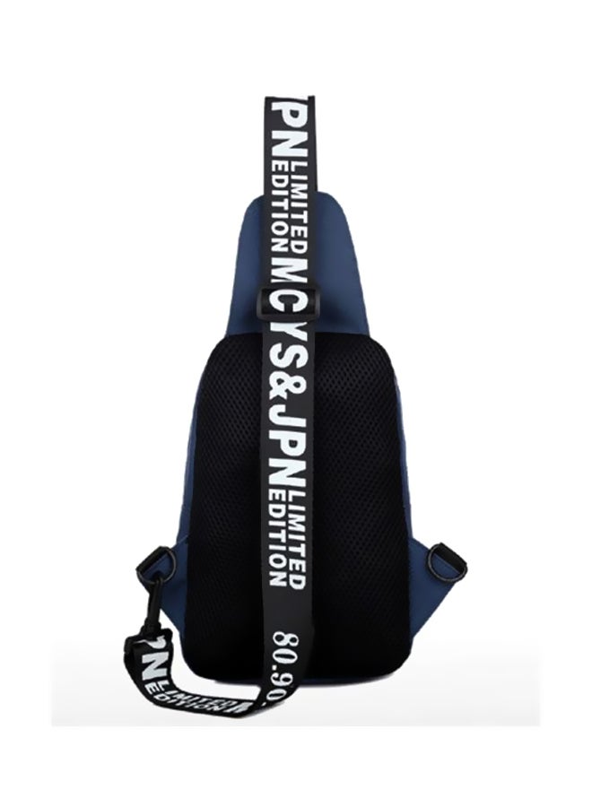 Beauenty Leisure Fashion Chest Crossbody Bag Blue/White  - Image 2