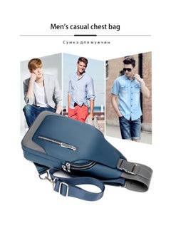 Beauenty Leisure Fashion Chest Crossbody Bag Blue/Grey  - Image 2