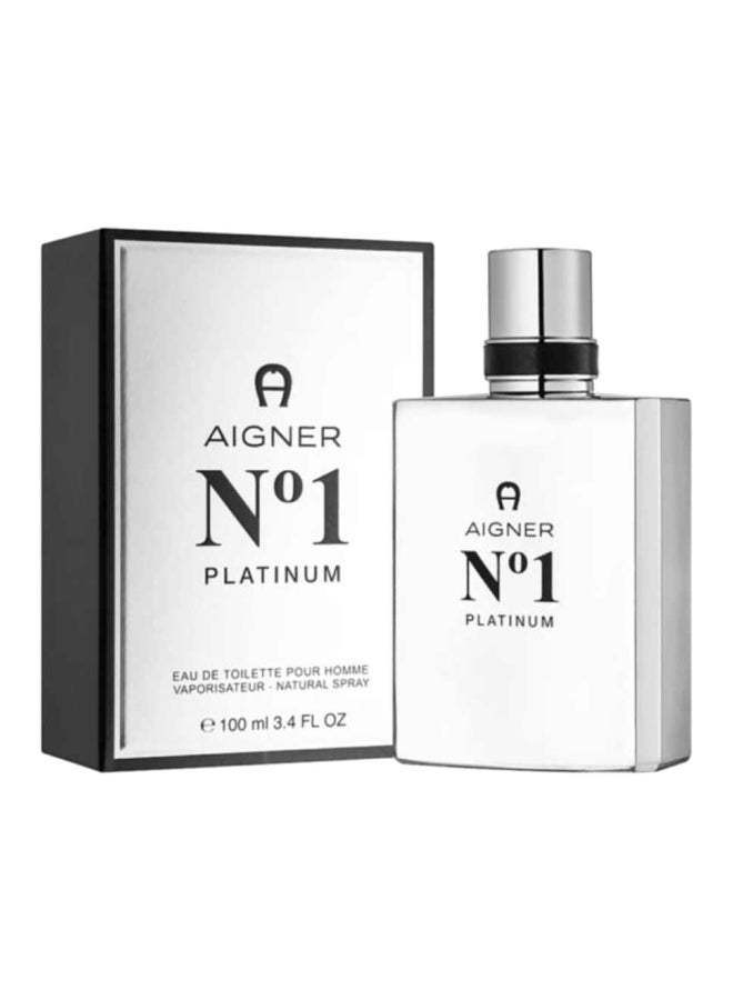 AIGNER No.1 Platinum EDT 100ml - Image 2