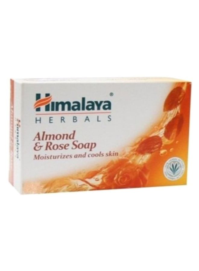 Pack Of 6 Almond And Rose Soap 6 x 125grams