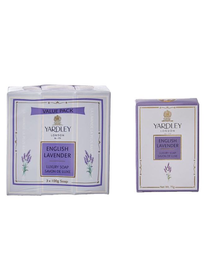 Yardley Pack Of 3 English Lavender Luxury Soap 