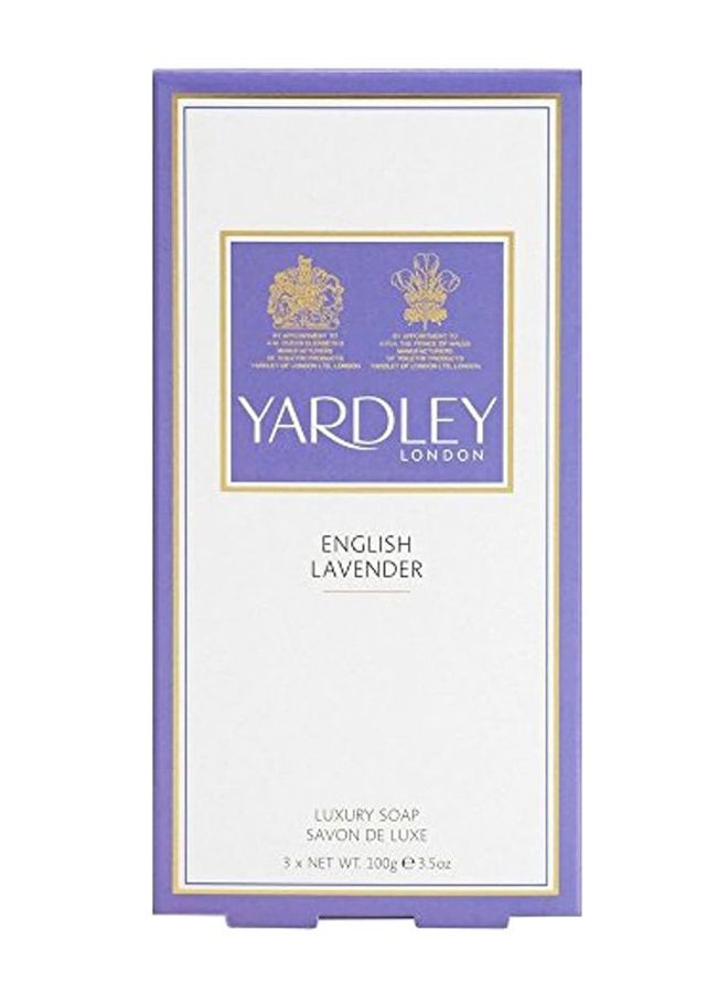 Yardley Pack Of 3 English Lavender Soap 3 x 100grams 