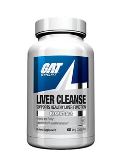 GAT Liver Cleanse Essentials Dietary Supplement - 60 Vegetable Capsules 