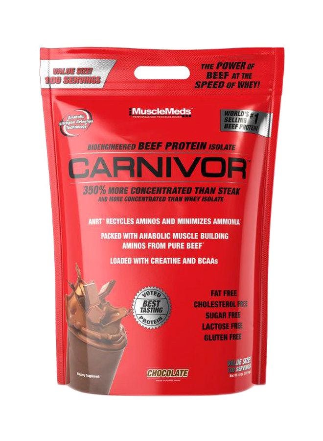 MUSCLEMEDS Beef Protein Isolate Carnivor Protein Powder - Chocolate 
