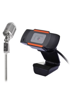 Generic Video Conference HD Camera With USB Plug Black/Red  - Image 2
