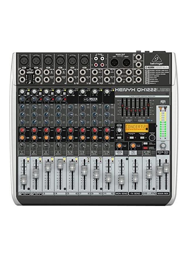 behringer Xenyx 16-Input 2/2 Bus Mixer With Mic Preamp 59253 Silver - Image 1