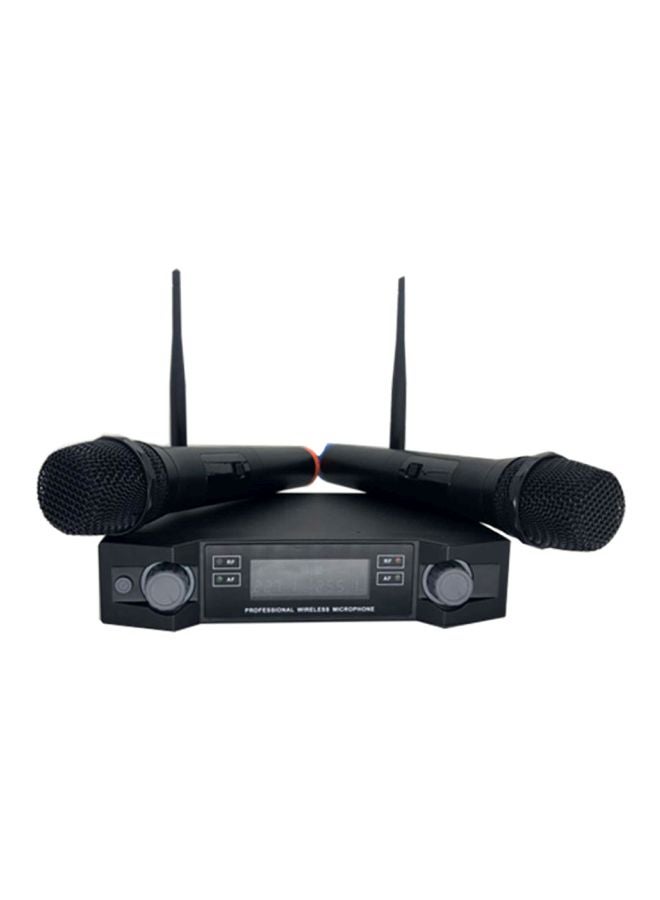 3-Piece Wireless Digital Microphone Set I5569-A Black - Image 1