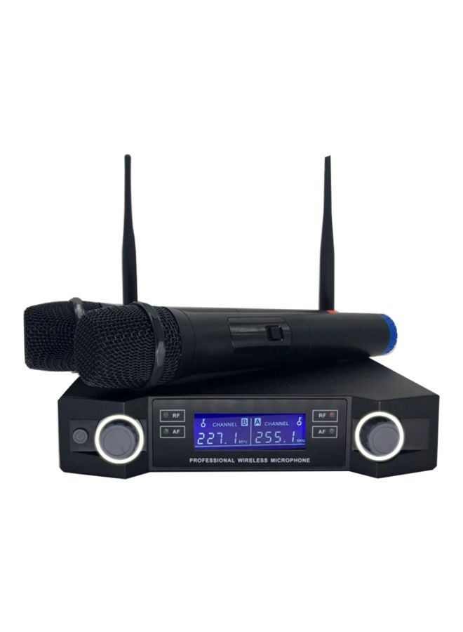 3-Piece Wireless Digital Microphone Set I5569-A Black - Image 2