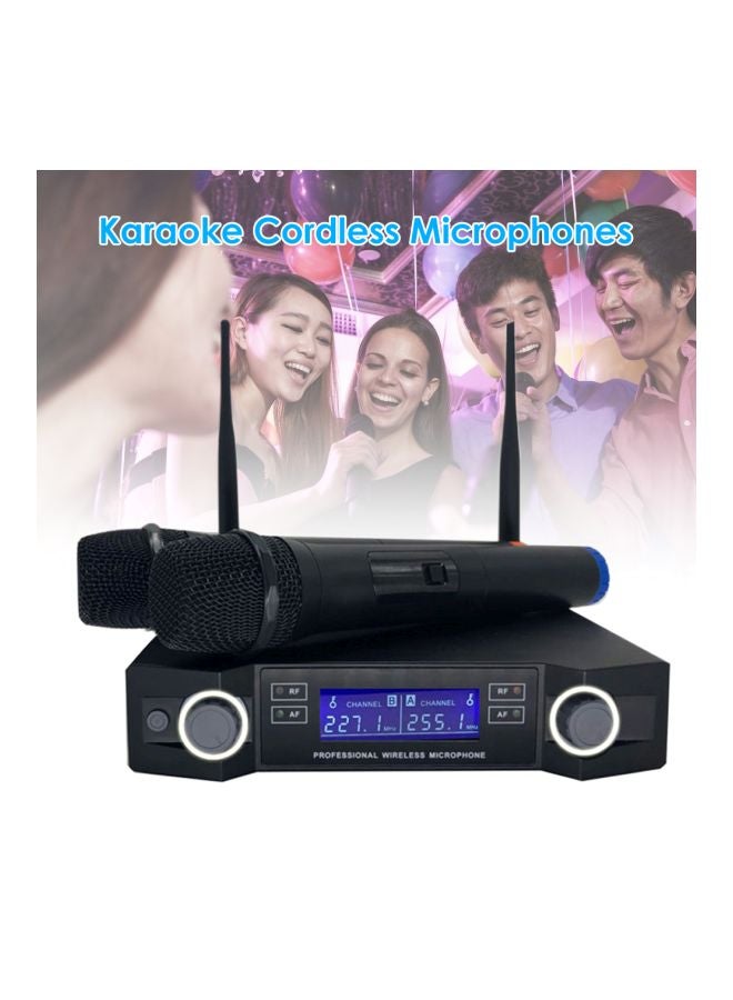 3-Piece Wireless Digital Microphone Set I5569-A Black - Image 5