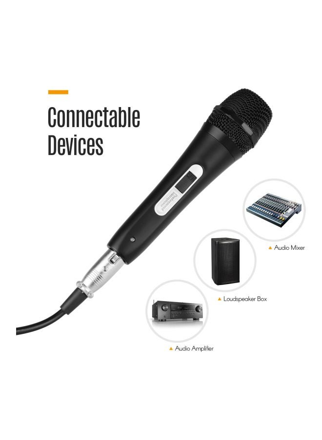 Wired Karaoke Microphone With Cable I6053-1-A Black - Image 2