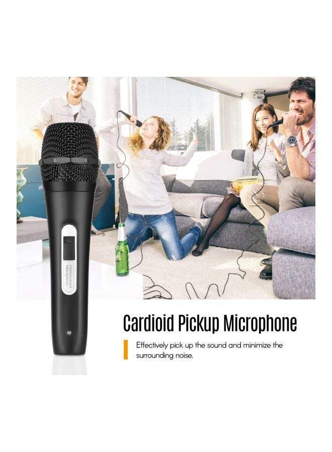 Wired Karaoke Microphone With Cable I6053-1-A Black - Image 4