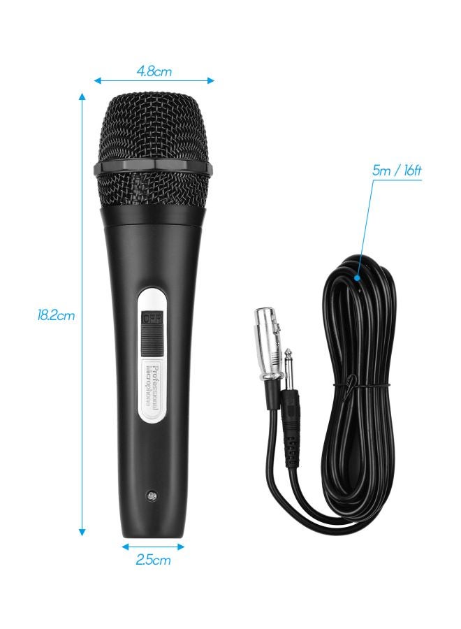 Wired Karaoke Microphone With Cable I6053-1-A Black - Image 5