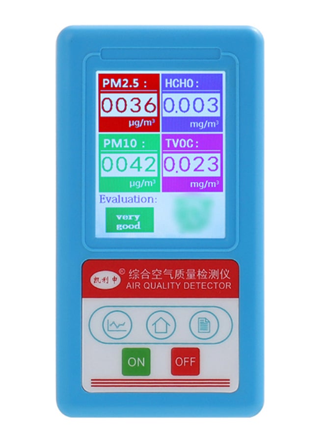 جهاز اختبار كهرومغناطيسي محمول للكشف عن الإشعاع أزرق