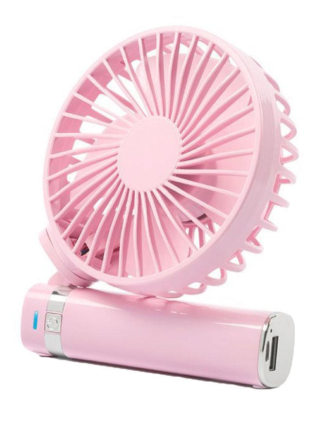 Generic Mini Portable Handheld Table Fan Pink  - Image 2