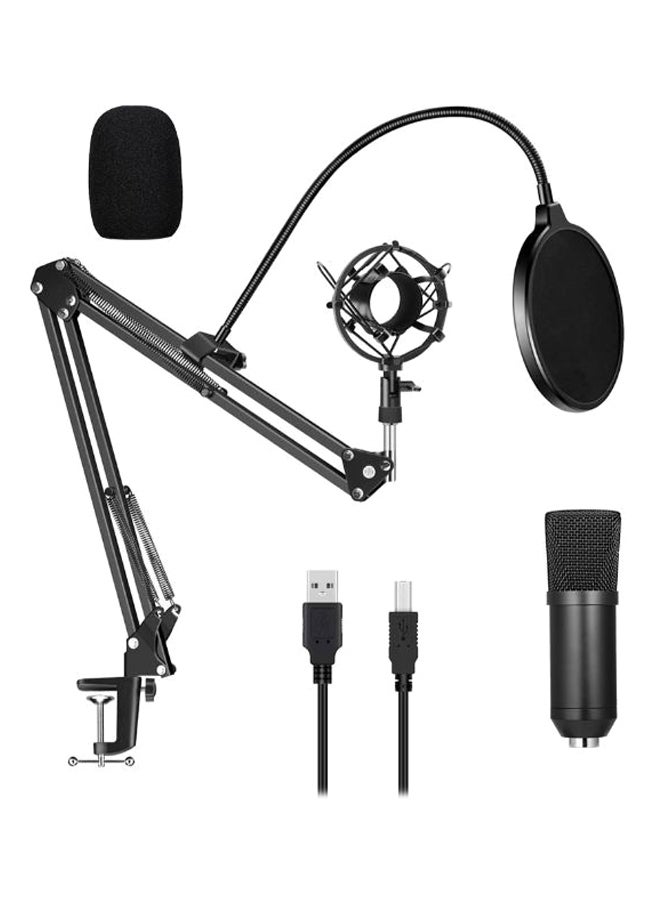 Generic - Podcast Recording Microphone Kit Black - Image 1