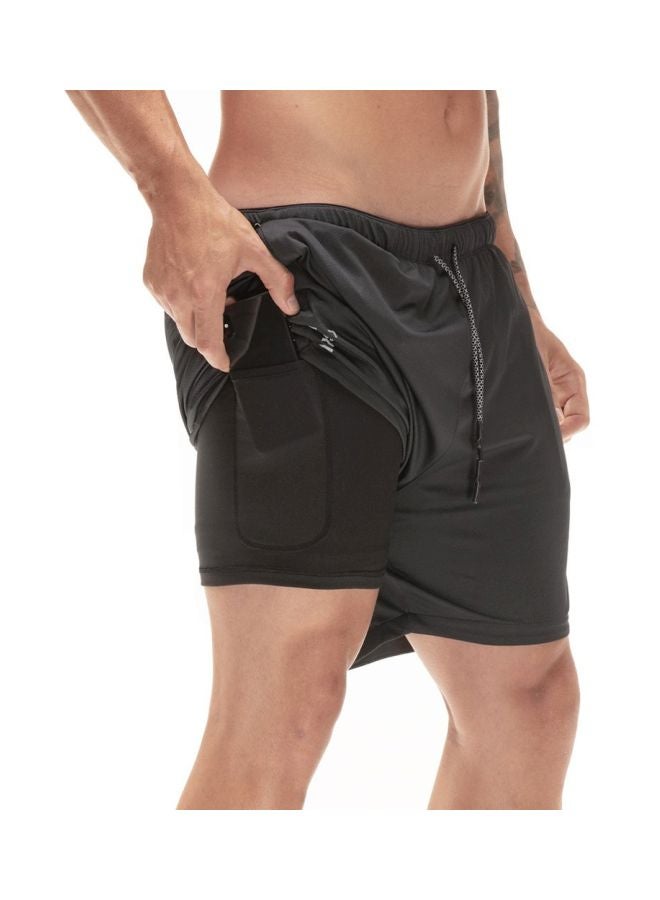 Generic Workout Running Gym Shorts L  - Image 3