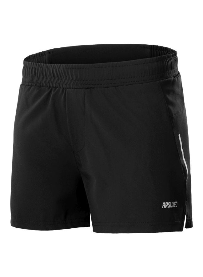 ARSUXEO Solid Polyester Workout Shorts S - Image 1