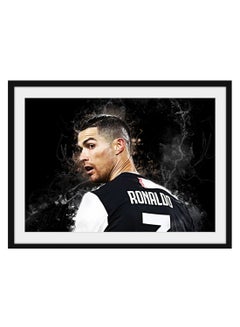 Ronaldo Manchester Jersey Framed Poster for Room & Office(10x13