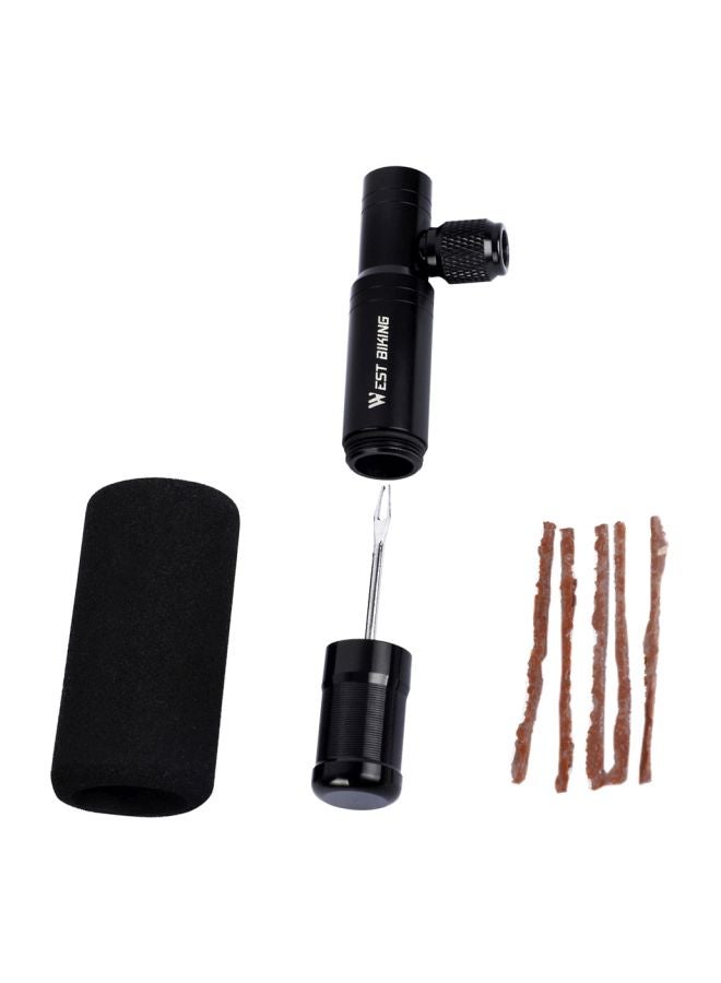 WEST BIKING 8-Piece CO2 Pump And Tubeless Tire Repairing Tool Set - Image 1