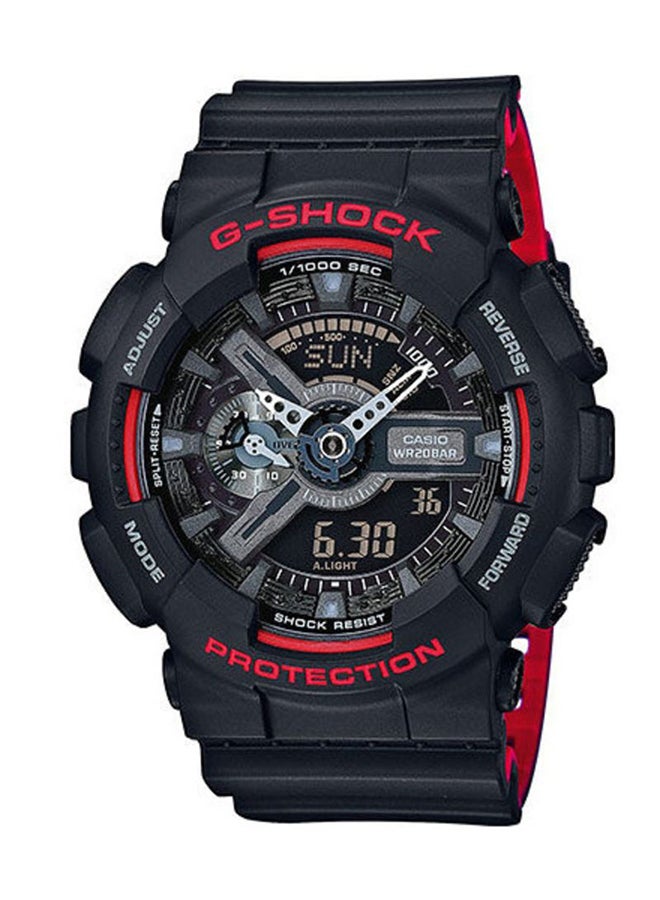 جي شوك ساعة يد كوارتز بعقارب/رقمية طراز GA-110HR-1AER للرجال - Image 1