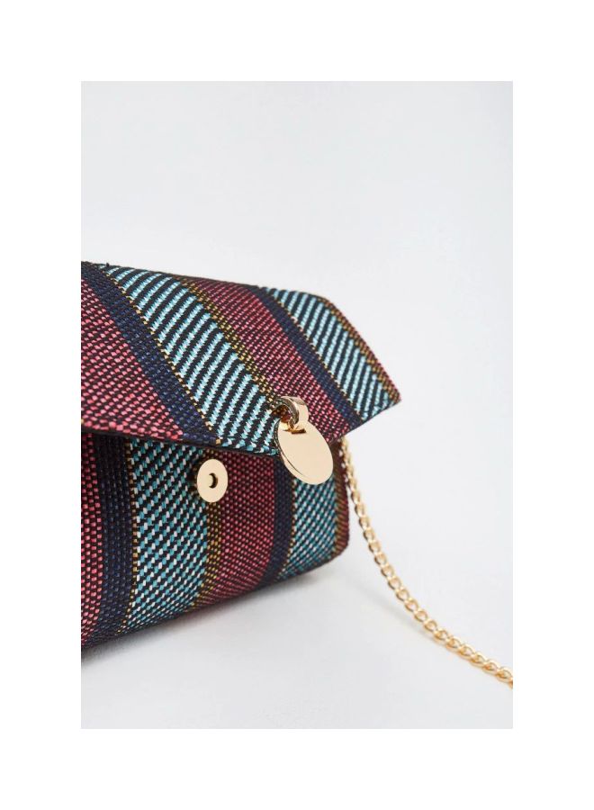 سفيرا محفظة مغناطيسية مصنوعة من الألياف الصناعية بني/أزرق/أسود - Image 3