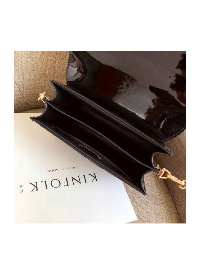 بيوينتي حقيبة كروس بتصميم جلد الفهد بني/أسود - Image 4