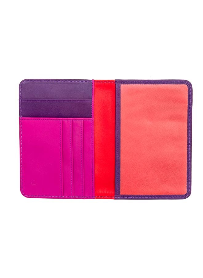 mywalit Leather Passport Holder Sangria Multi - Image 3