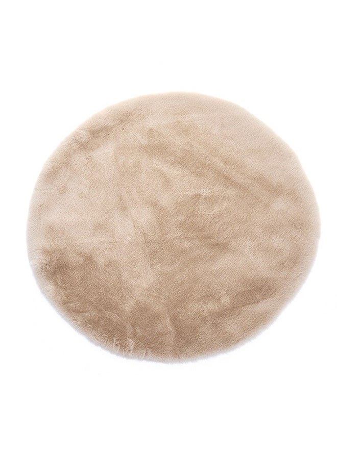 Wear-Resistant Soft Plushed Area Rug Beige 80 x 40cm