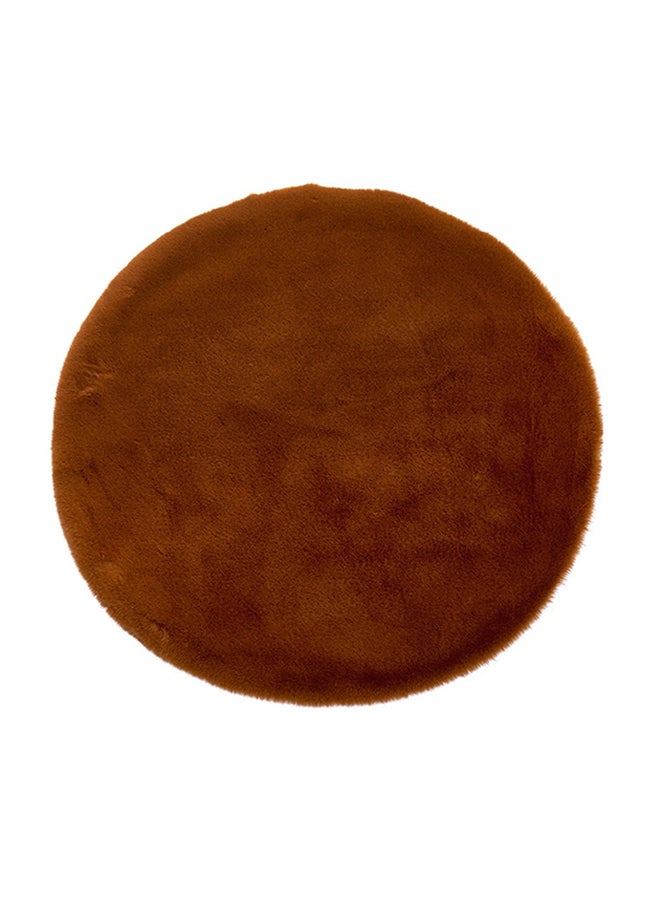 Wear-Resistant Soft Plushed Area Rug Brown 60 x 30cm