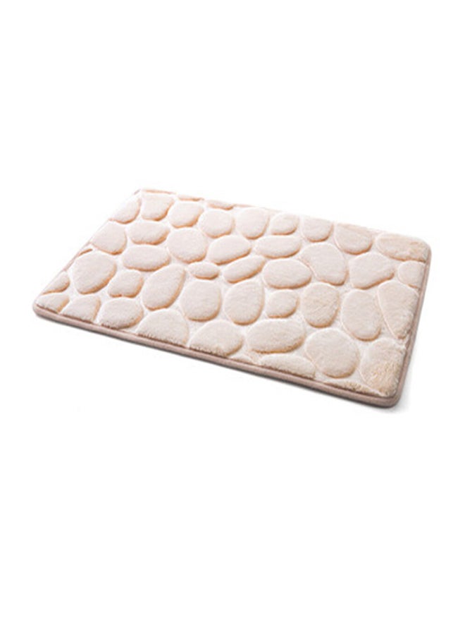 Creative Cobblestone Design Doormat Beige 40 x 60cm 
