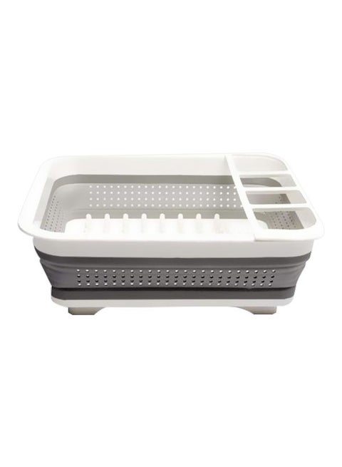 Kitchen Dish Rack White/Grey 35cm