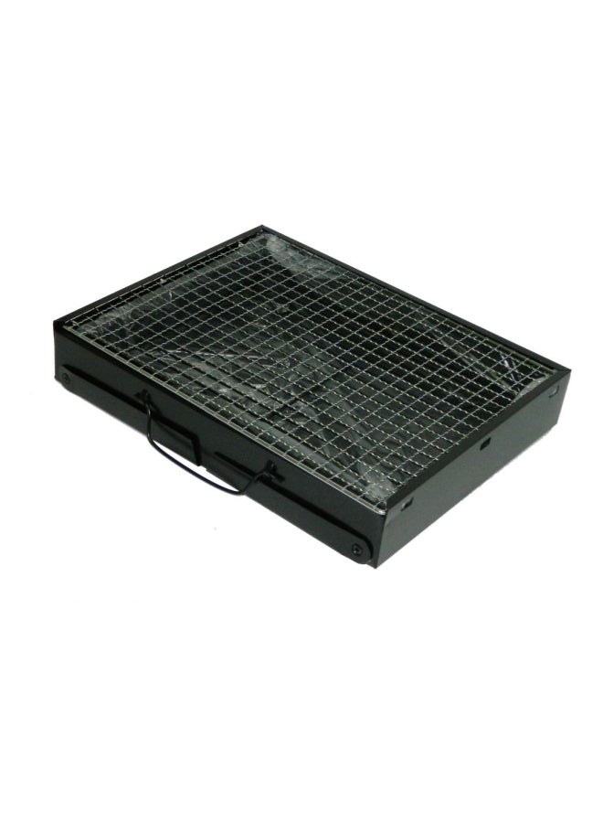 شواية BBQ بالفحم أسود 36x29x6.8سم - Image 2