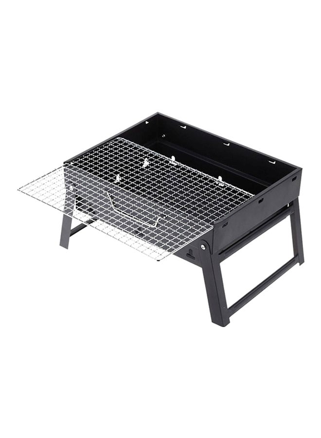 Generic - Stainless Steel Foldable Charcoal Grill Dark Grey 36.4cm - Image 1