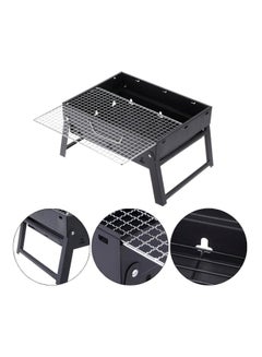 Generic Stainless Steel Foldable Charcoal Grill Dark Grey 36.4cm  - Image 2