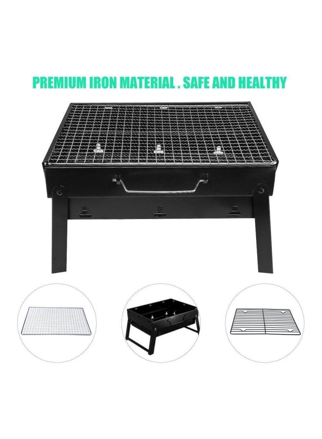 شواية BBQ بالفحم أسود 36X10.5X28.5سم - Image 3