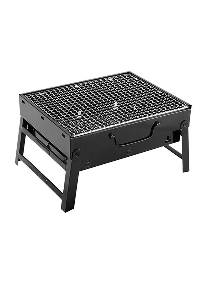 Portable Barbecue Charcoal Grill Black/Silver 35x26x6cm - v1589616441/N37977062A_1