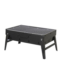 gluckluz Portable Barbecue Charcoal Grill Black/Silver 35x27x6cm 