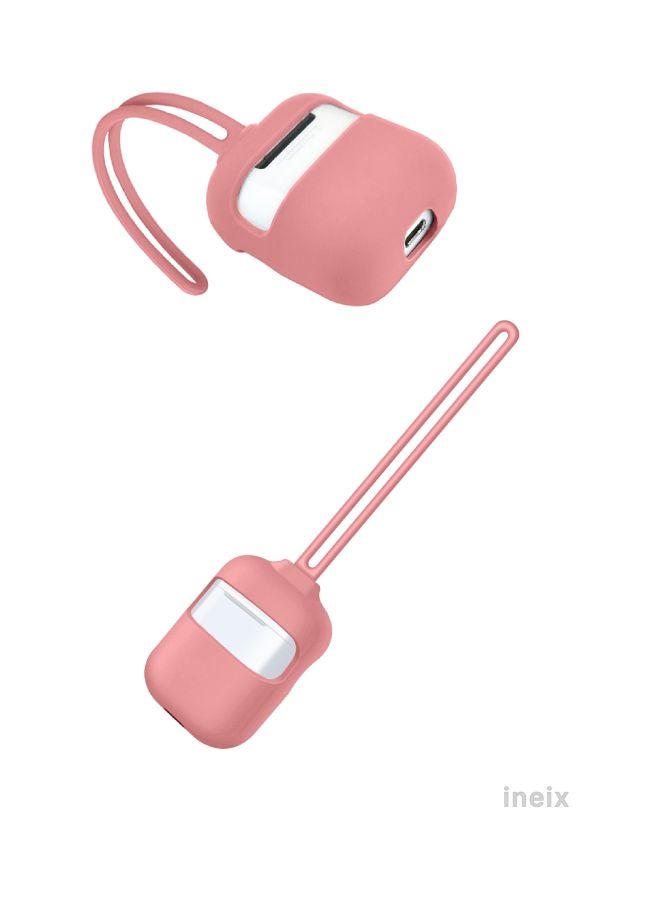 INEIX - 3-Piece Protective Case Cover Kit For Apple AirPods Mat Pink - Image 1