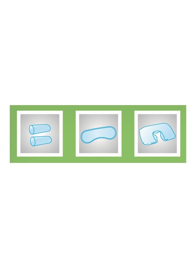 بست واي طقم وسادة قابلة للنفخ للسفر من 5 قطع combination أزرق فاتح/ أبيض 13x37سم - Image 3