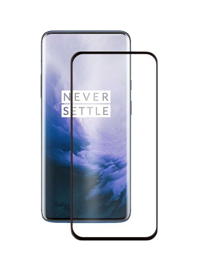 MARGOUN Tempered Glass Screen Protector For OnePlus 7 Pro Black/Clear - Image 1