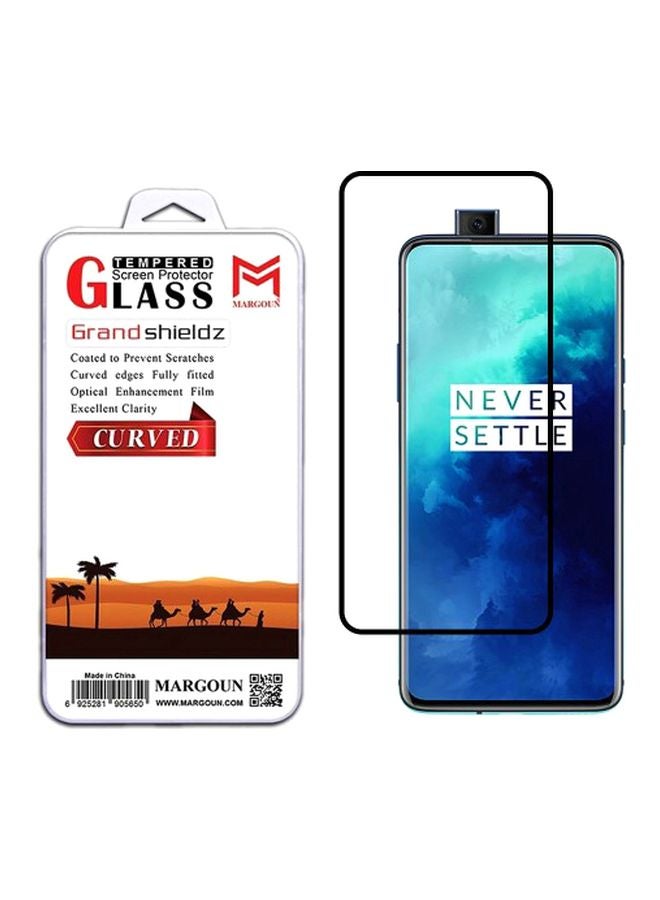 مارجون لاصقة حماية للشاشة من الزجاج المقوى لهاتف ون-بلس 7T برو أسود / شفاف - Image 2