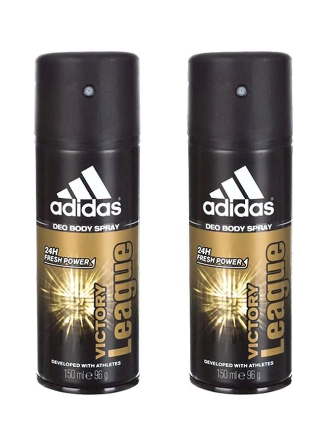 اديداس عبوة بخاخ إصدار تشامبيونزليج فيكتوري لإزالة العرق مكونة من قطعتين 300ملليلتر